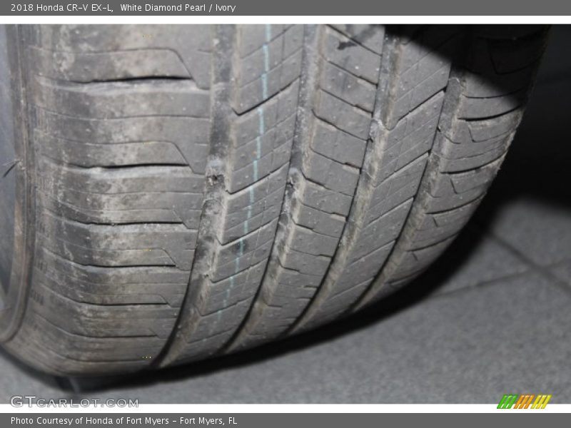 White Diamond Pearl / Ivory 2018 Honda CR-V EX-L