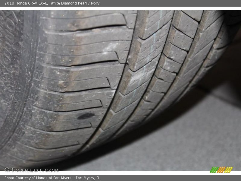 White Diamond Pearl / Ivory 2018 Honda CR-V EX-L