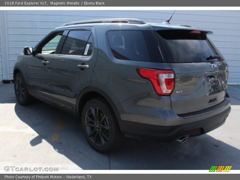 Magnetic Metallic / Ebony Black 2018 Ford Explorer XLT