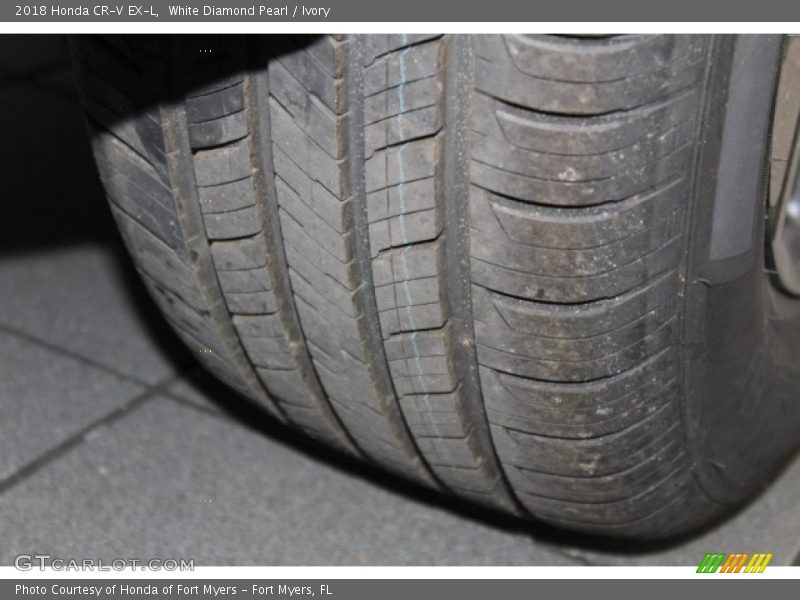 White Diamond Pearl / Ivory 2018 Honda CR-V EX-L