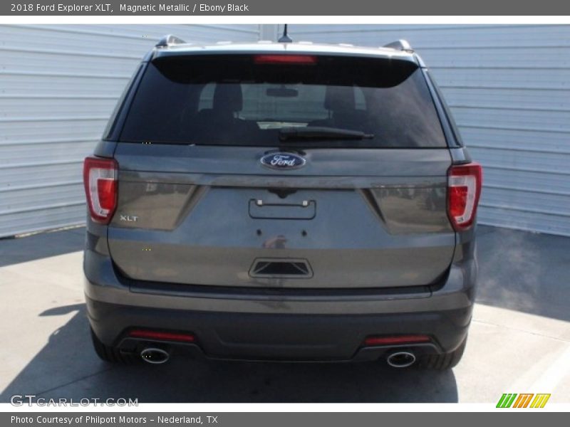 Magnetic Metallic / Ebony Black 2018 Ford Explorer XLT
