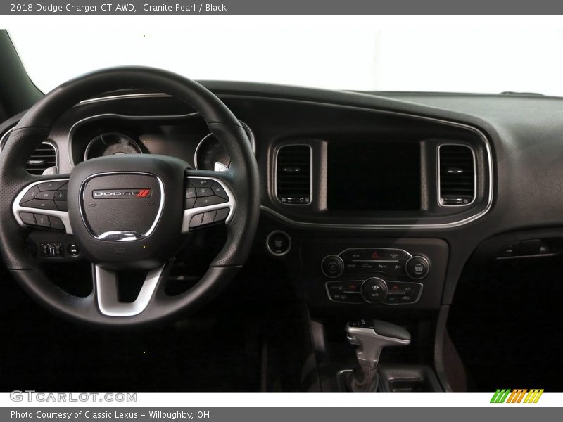 Granite Pearl / Black 2018 Dodge Charger GT AWD