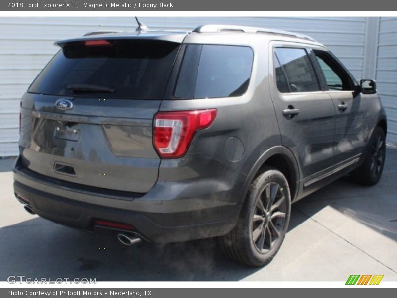 Magnetic Metallic / Ebony Black 2018 Ford Explorer XLT