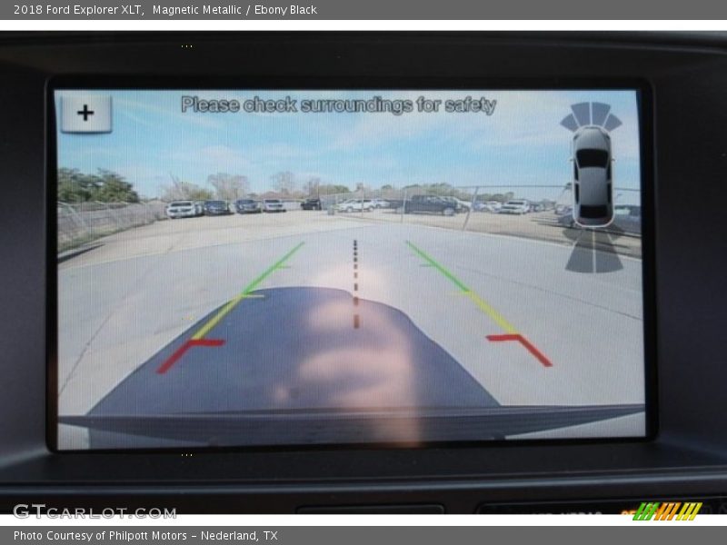 Magnetic Metallic / Ebony Black 2018 Ford Explorer XLT