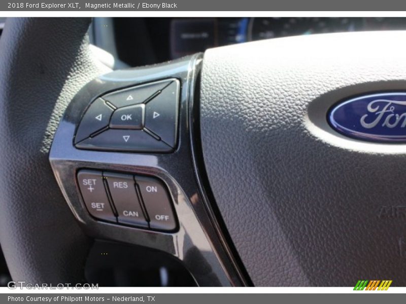 Magnetic Metallic / Ebony Black 2018 Ford Explorer XLT