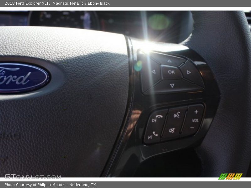 Magnetic Metallic / Ebony Black 2018 Ford Explorer XLT