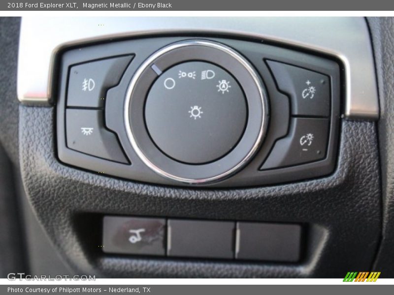Magnetic Metallic / Ebony Black 2018 Ford Explorer XLT