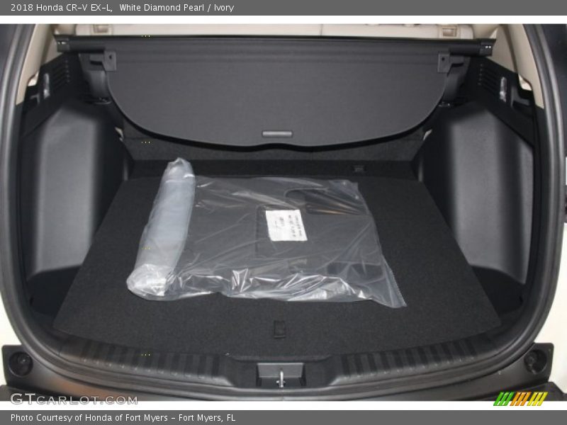 White Diamond Pearl / Ivory 2018 Honda CR-V EX-L