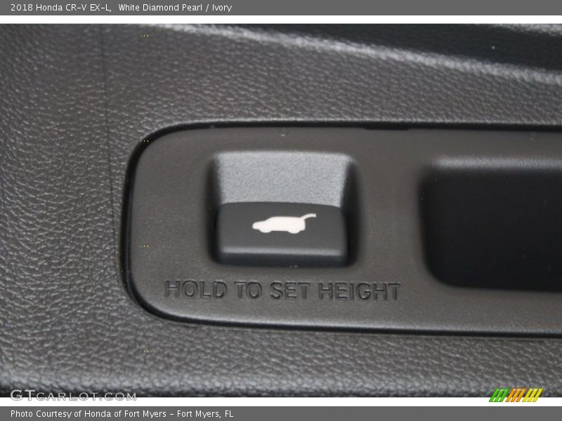 White Diamond Pearl / Ivory 2018 Honda CR-V EX-L