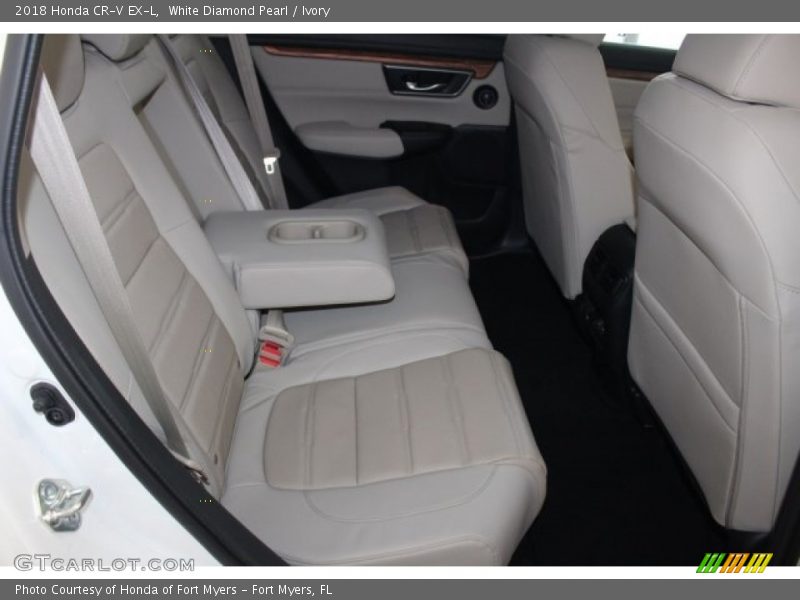 White Diamond Pearl / Ivory 2018 Honda CR-V EX-L