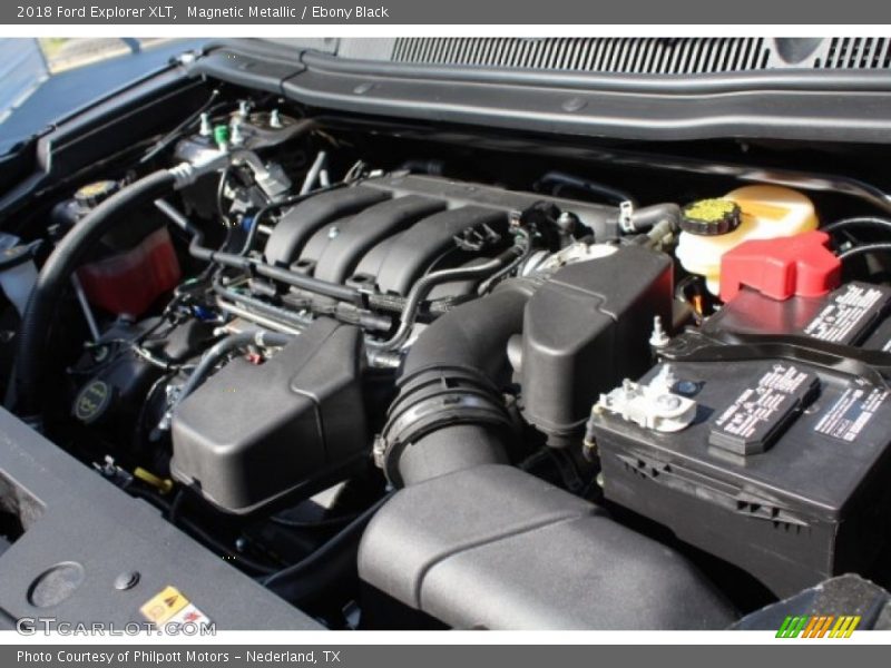 Magnetic Metallic / Ebony Black 2018 Ford Explorer XLT