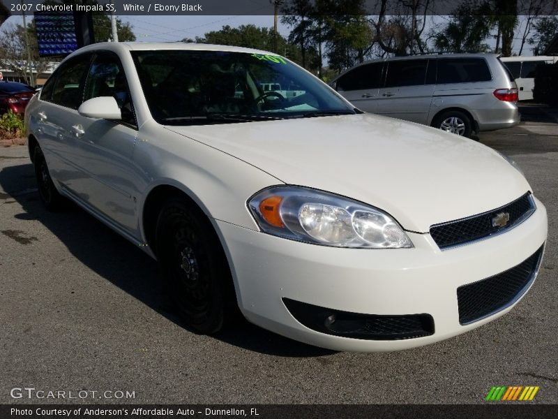 White / Ebony Black 2007 Chevrolet Impala SS