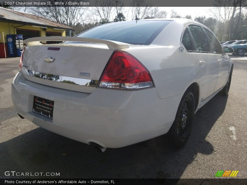 White / Ebony Black 2007 Chevrolet Impala SS