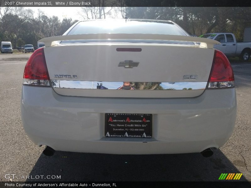 White / Ebony Black 2007 Chevrolet Impala SS