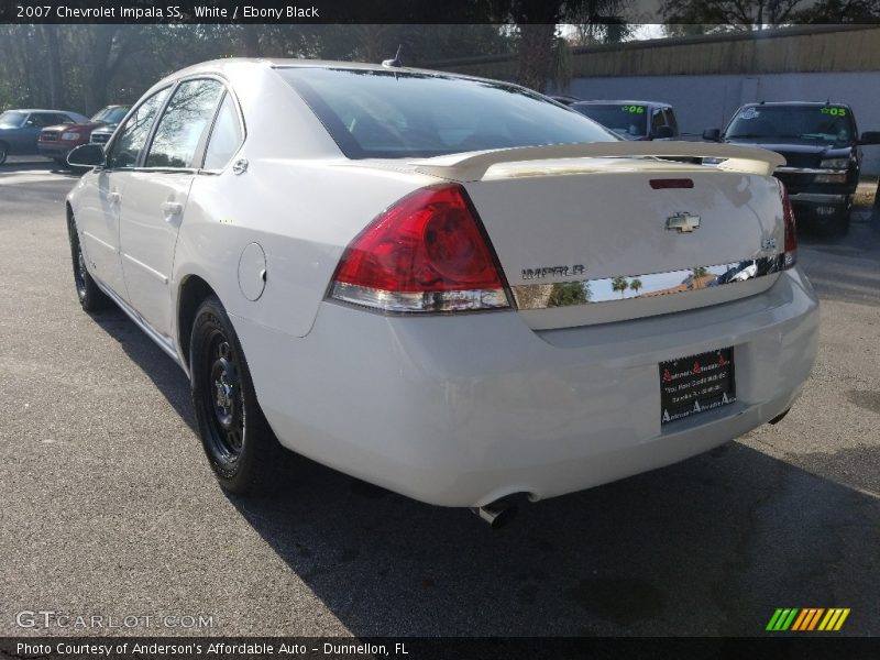 White / Ebony Black 2007 Chevrolet Impala SS