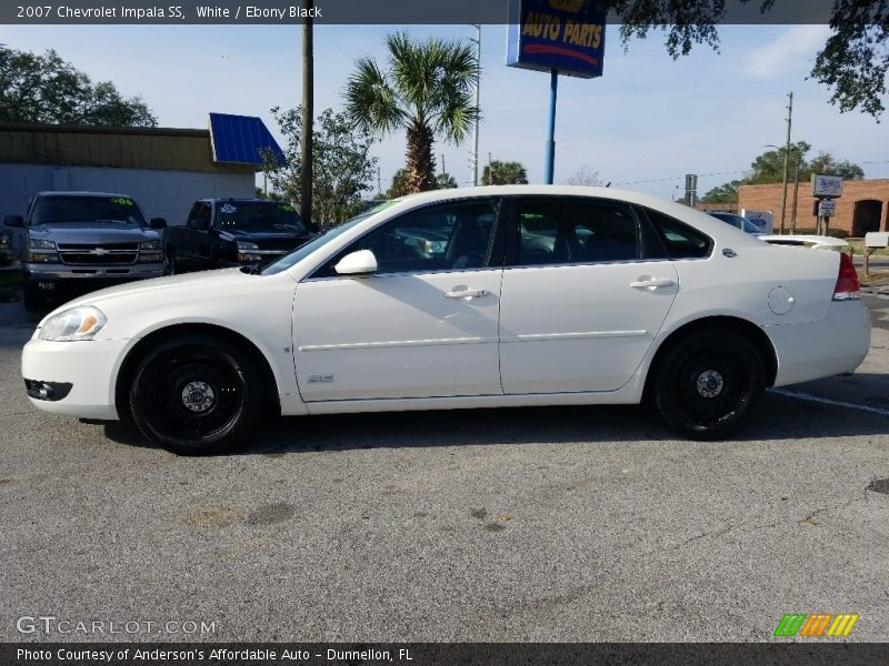 White / Ebony Black 2007 Chevrolet Impala SS