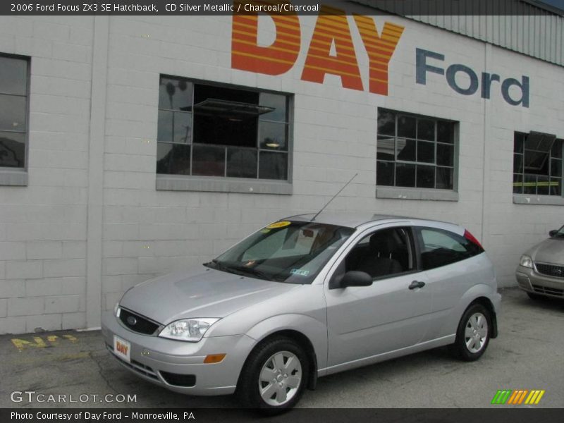 CD Silver Metallic / Charcoal/Charcoal 2006 Ford Focus ZX3 SE Hatchback