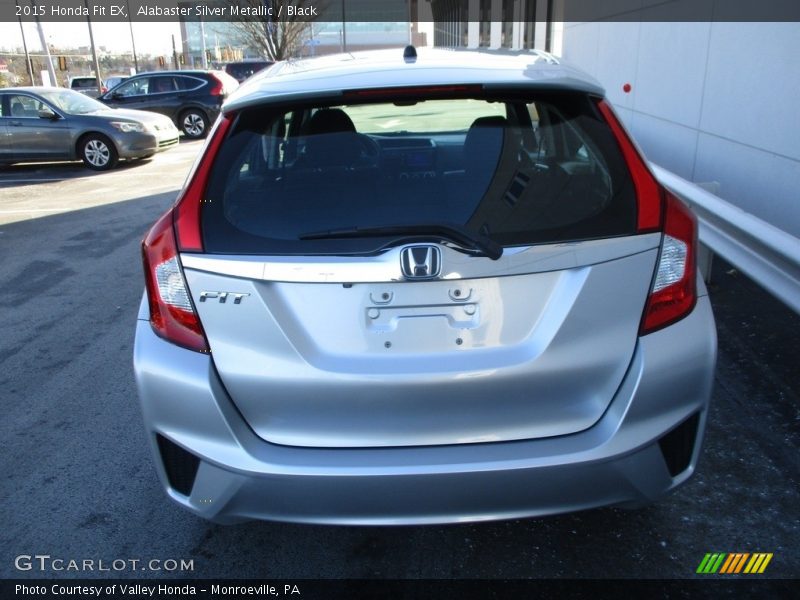 Alabaster Silver Metallic / Black 2015 Honda Fit EX