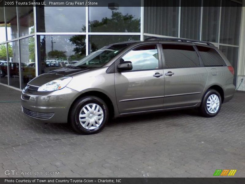 Phantom Gray Pearl / Stone 2005 Toyota Sienna LE