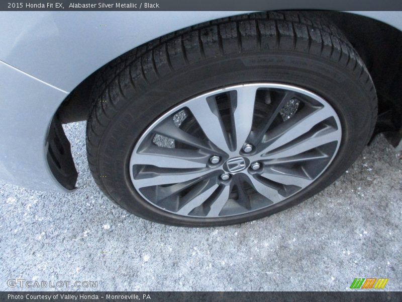 Alabaster Silver Metallic / Black 2015 Honda Fit EX