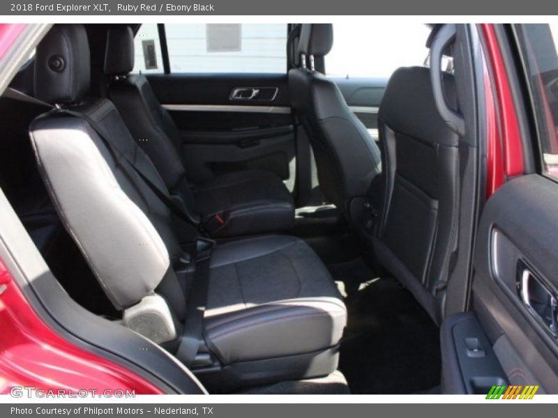 Ruby Red / Ebony Black 2018 Ford Explorer XLT