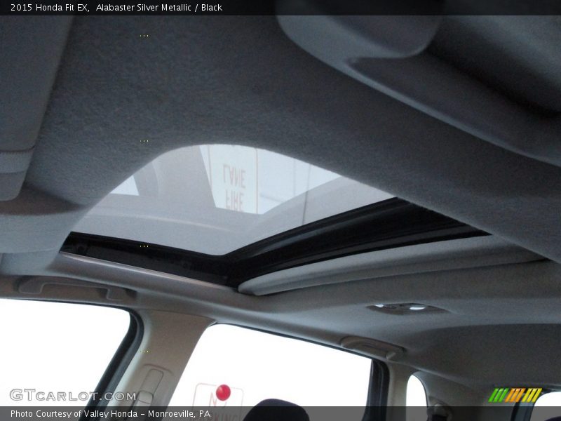 Alabaster Silver Metallic / Black 2015 Honda Fit EX