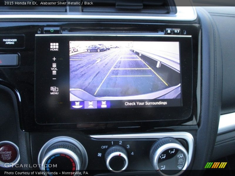 Alabaster Silver Metallic / Black 2015 Honda Fit EX