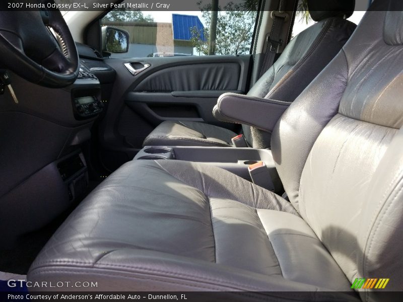 Silver Pearl Metallic / Gray 2007 Honda Odyssey EX-L