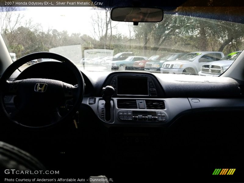 Silver Pearl Metallic / Gray 2007 Honda Odyssey EX-L