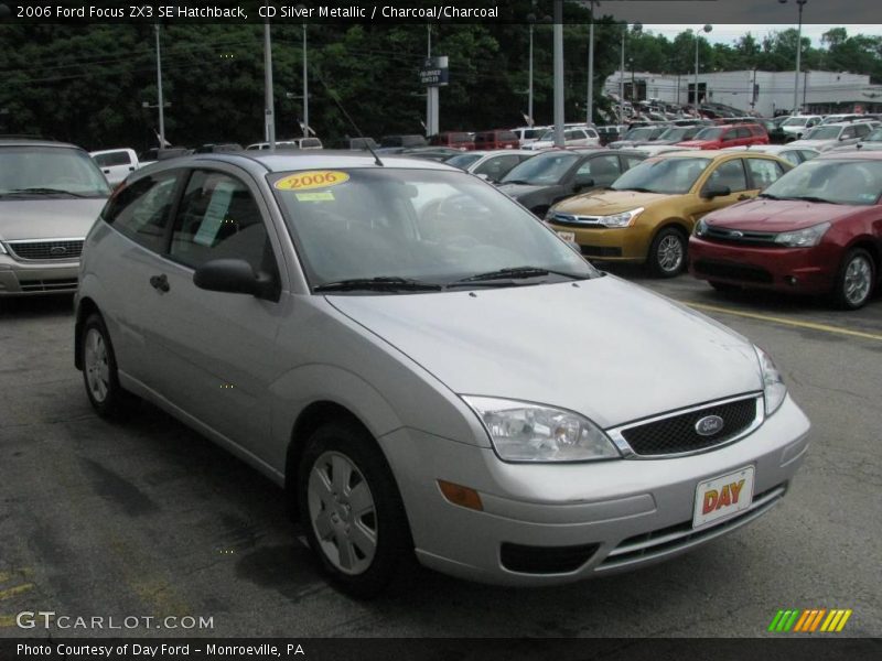 CD Silver Metallic / Charcoal/Charcoal 2006 Ford Focus ZX3 SE Hatchback
