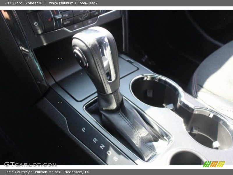 White Platinum / Ebony Black 2018 Ford Explorer XLT