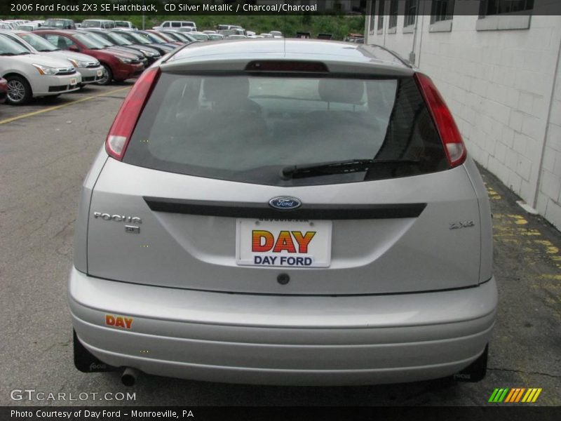 CD Silver Metallic / Charcoal/Charcoal 2006 Ford Focus ZX3 SE Hatchback