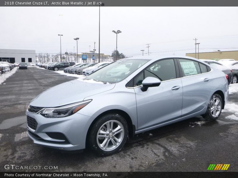 Arctic Blue Metallic / Jet Black 2018 Chevrolet Cruze LT