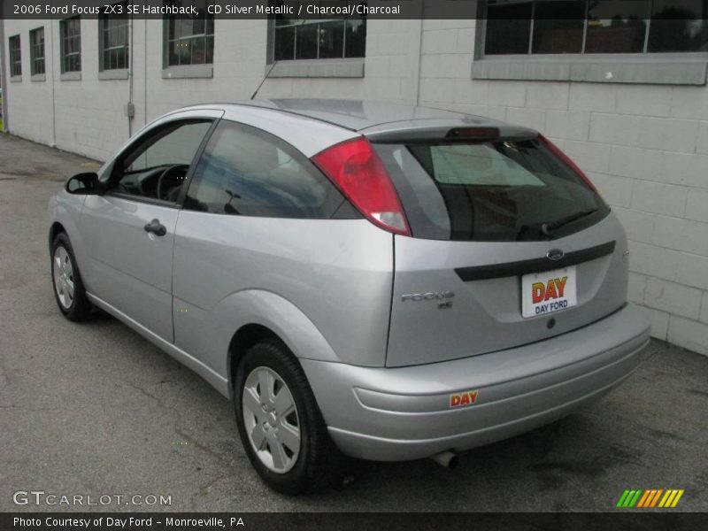 CD Silver Metallic / Charcoal/Charcoal 2006 Ford Focus ZX3 SE Hatchback