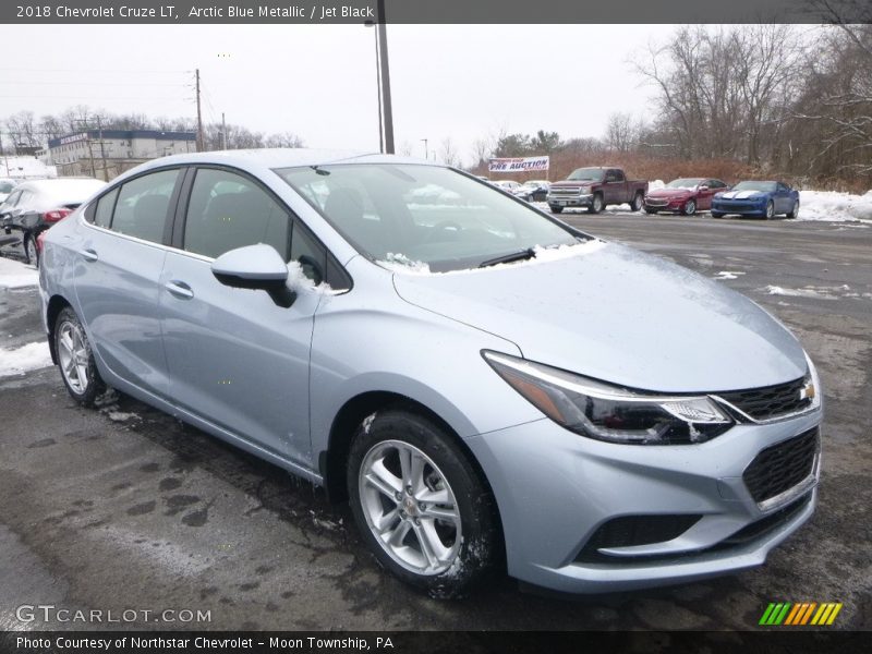 Arctic Blue Metallic / Jet Black 2018 Chevrolet Cruze LT
