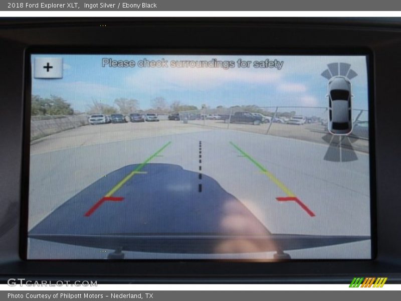 Ingot Silver / Ebony Black 2018 Ford Explorer XLT