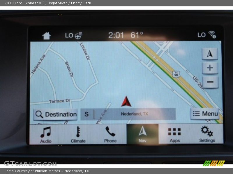 Ingot Silver / Ebony Black 2018 Ford Explorer XLT