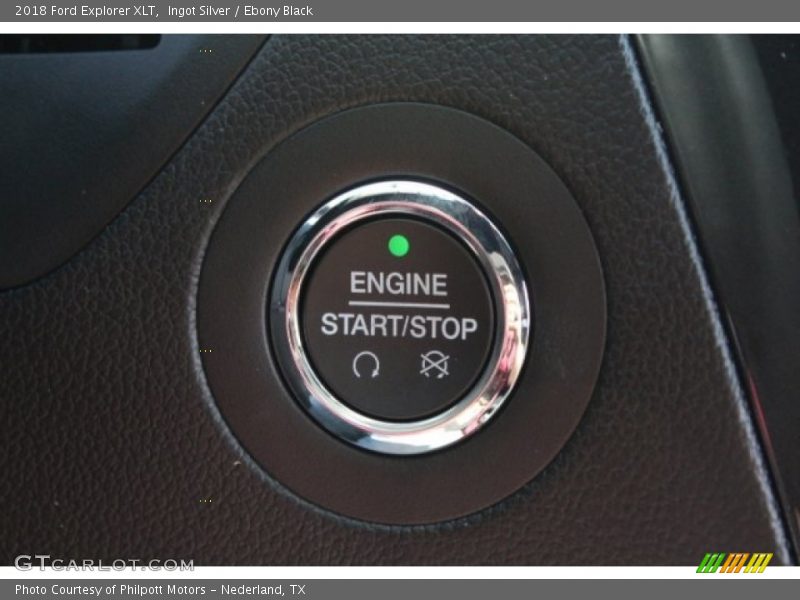 Ingot Silver / Ebony Black 2018 Ford Explorer XLT