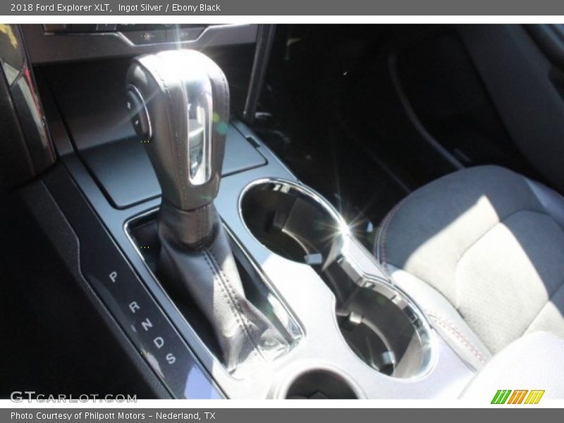 Ingot Silver / Ebony Black 2018 Ford Explorer XLT