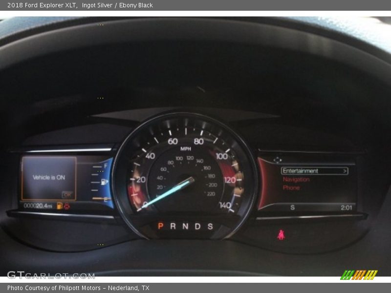 Ingot Silver / Ebony Black 2018 Ford Explorer XLT