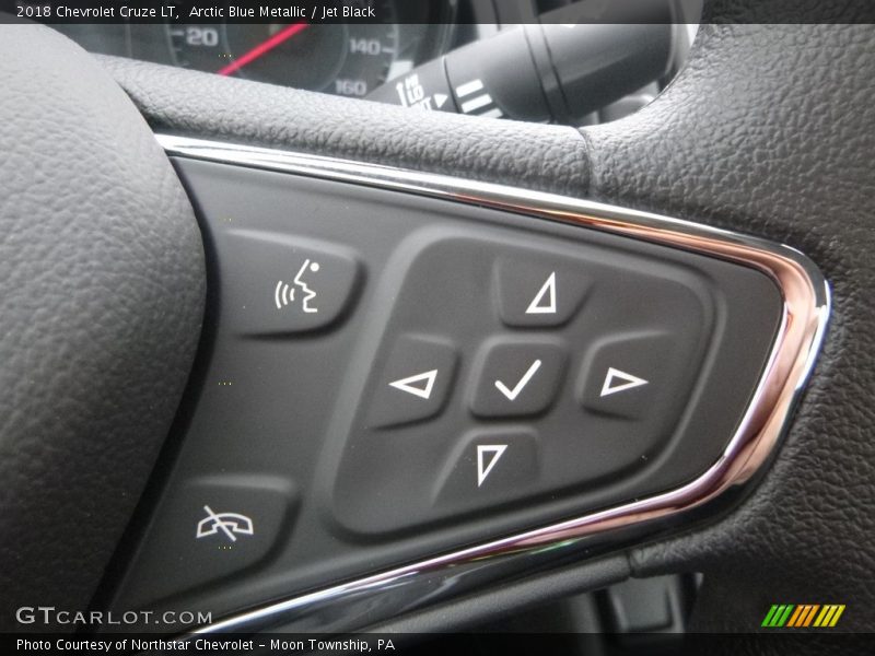 Arctic Blue Metallic / Jet Black 2018 Chevrolet Cruze LT