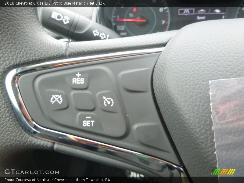 Arctic Blue Metallic / Jet Black 2018 Chevrolet Cruze LT