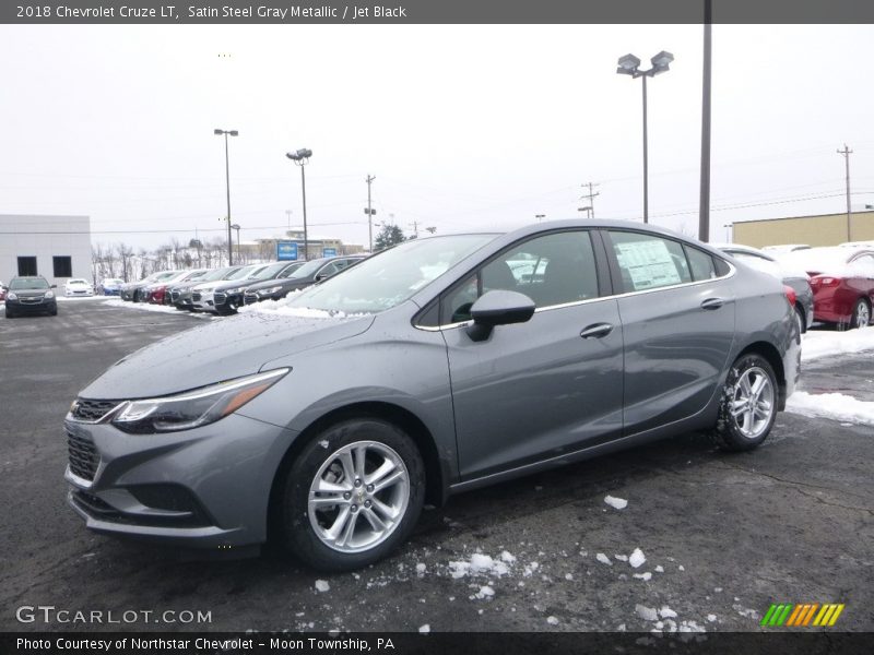 Satin Steel Gray Metallic / Jet Black 2018 Chevrolet Cruze LT