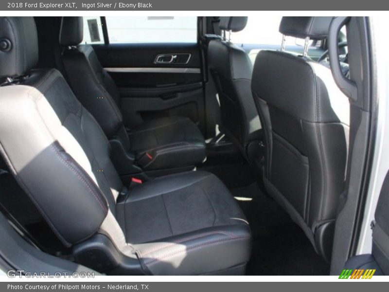 Ingot Silver / Ebony Black 2018 Ford Explorer XLT