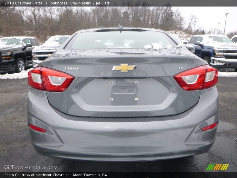 Satin Steel Gray Metallic / Jet Black 2018 Chevrolet Cruze LT