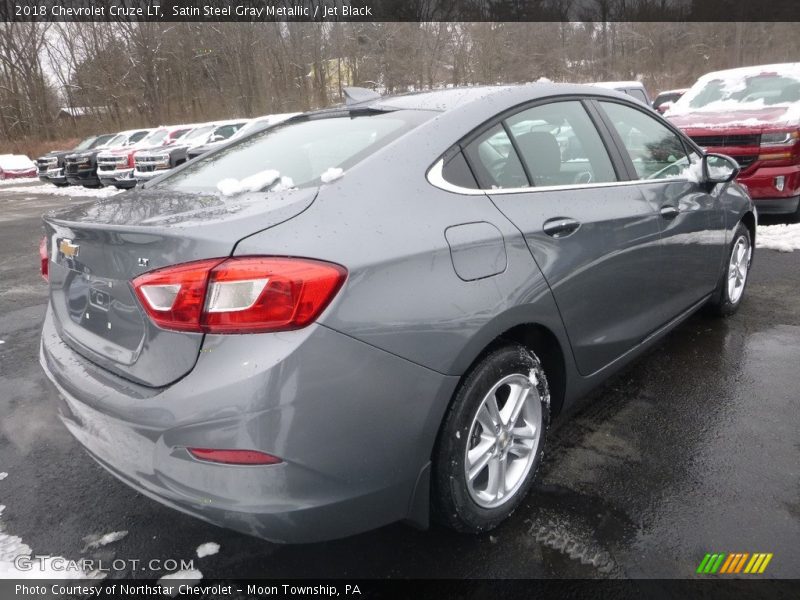 Satin Steel Gray Metallic / Jet Black 2018 Chevrolet Cruze LT