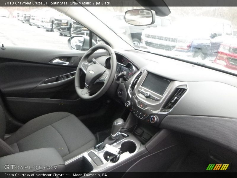Satin Steel Gray Metallic / Jet Black 2018 Chevrolet Cruze LT
