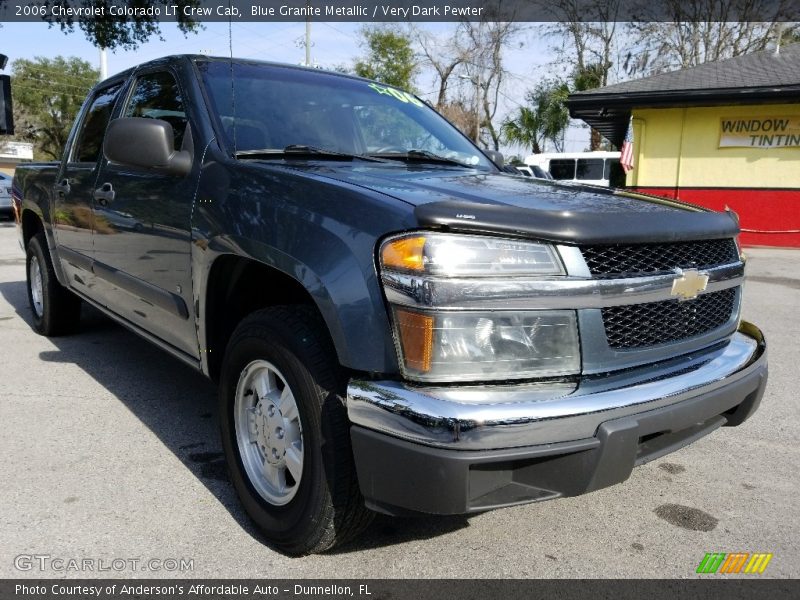 Blue Granite Metallic / Very Dark Pewter 2006 Chevrolet Colorado LT Crew Cab