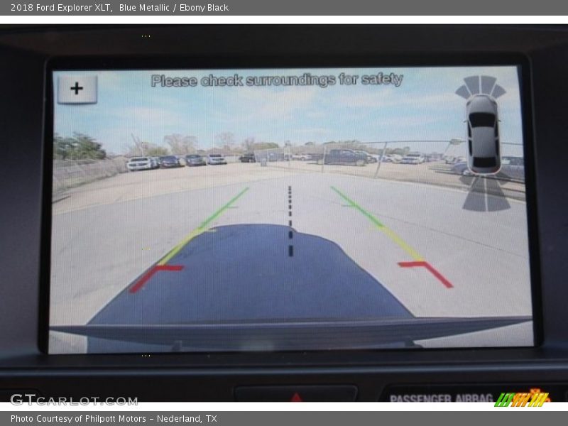 Blue Metallic / Ebony Black 2018 Ford Explorer XLT
