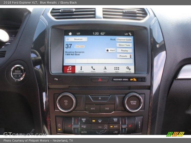 Blue Metallic / Ebony Black 2018 Ford Explorer XLT